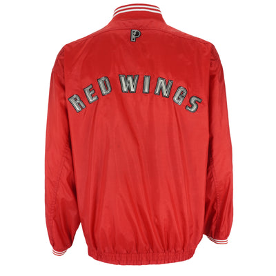 NHL (Pro Player) - Detroit Red Wings Pullover Windbreaker 1990s Medium