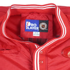 NHL (Pro Player) - Detroit Red Wings Pullover Windbreaker 1990s Medium Vintage Retro Hockey