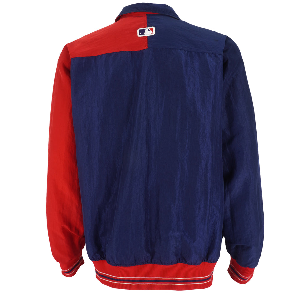 Starter - Cleveland Indians Big Spell-Out Jacket 1990s XX-Large Vintage Retro Baseball