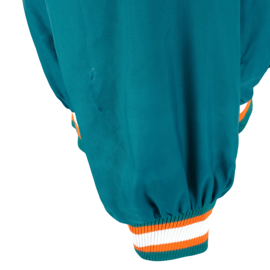 Starter - Miami Dolphins Pullover Windbreaker 1990s X-Large Vintage Retro Football