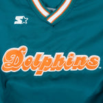 Starter - Miami Dolphins Pullover Windbreaker 1990s X-Large Vintage Retro Football