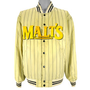 Vintage - Malts Beer Satin Reversible Jacket 1990s Large Vintage Retro