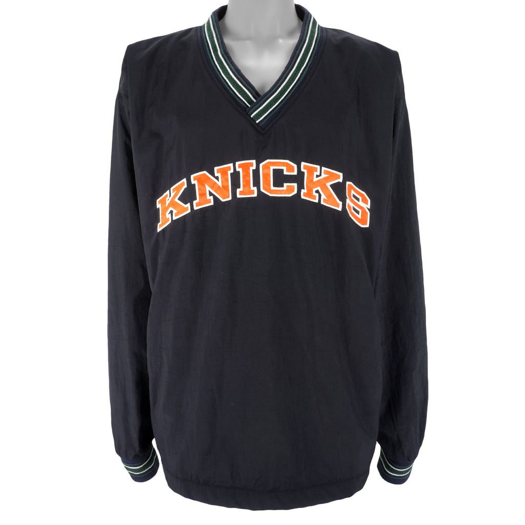 Champion - New York Knicks Pullover Windbreaker 1990s X-Large Vintage Retro Basketball