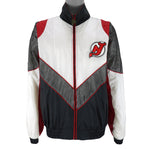 NHL (Pro Player) - New Jersey Devils Windbreaker 1990s Large Vintage Retro Hockey