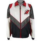 NHL (Pro Player) - New Jersey Devils Windbreaker 1990s Large Vintage Retro Hockey