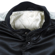 Vintage - Suntory Malts Two-Toned Satin Jacket 1990s Large Vintage Retro