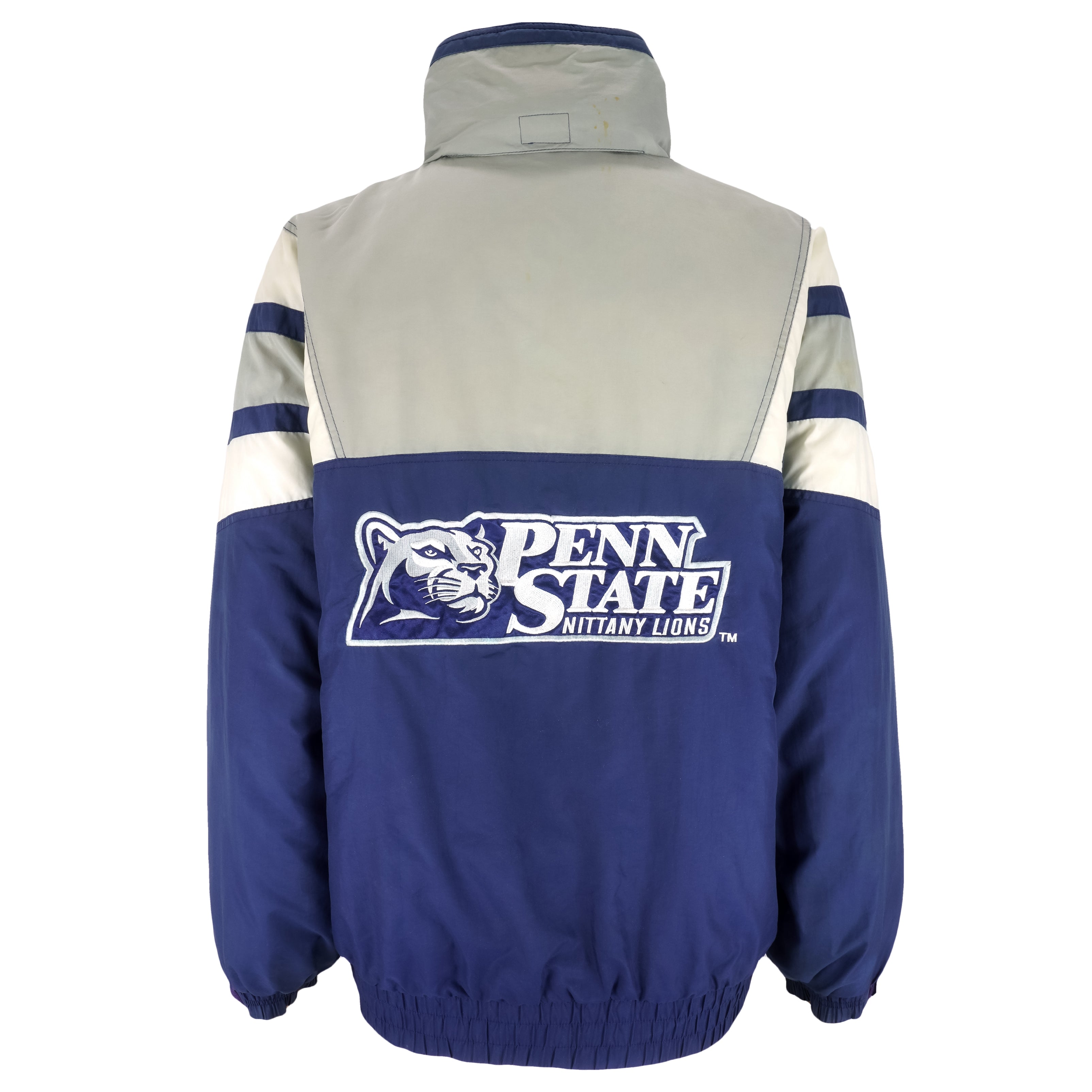 NCAA - Penn State Nittany Lions Zip-Up Windbreaker 1990s X-Large Vintage Retro Football College