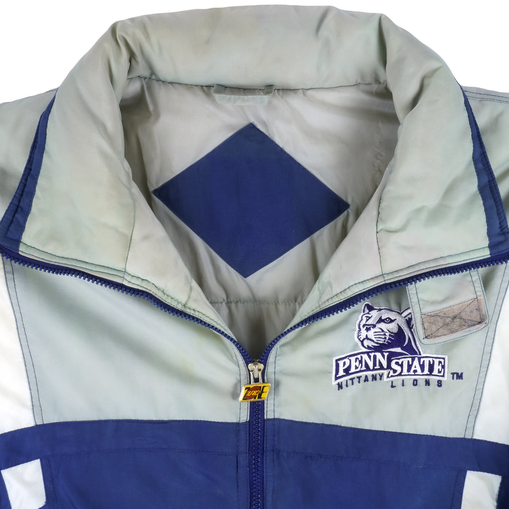 NCAA - Penn State Nittany Lions Zip-Up Windbreaker 1990s X-Large Vintage Retro Football College