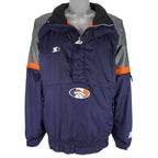 Starter - Denver Broncos 1/2 Zip Jacket 1990s X-Large Vintage Retro Football