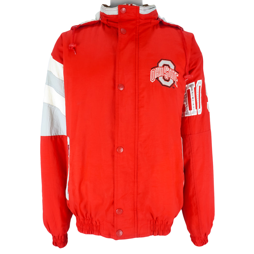 Starter - Ohio State Buckeyes Warm Jacket 1990s Large