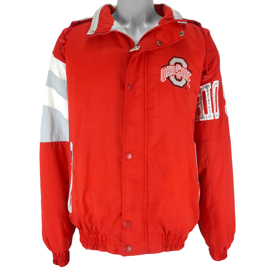 Starter - Ohio State Buckeyes Warm Jacket 1990s Large