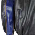 NFL - St. Louis Rams Big Logo Faux Leather Jacket 1990s Medium Vintage Retro Football