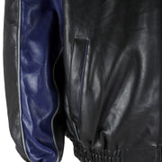 NFL - Dallas Cowboys Zip-Up Faux Leather Jacket 1990s Medium Vintage Retro Football