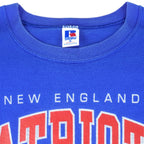 NFL (Russell Athletic) - New England Patriots T-Shirt 1995 X-Large Vintage Retro Football