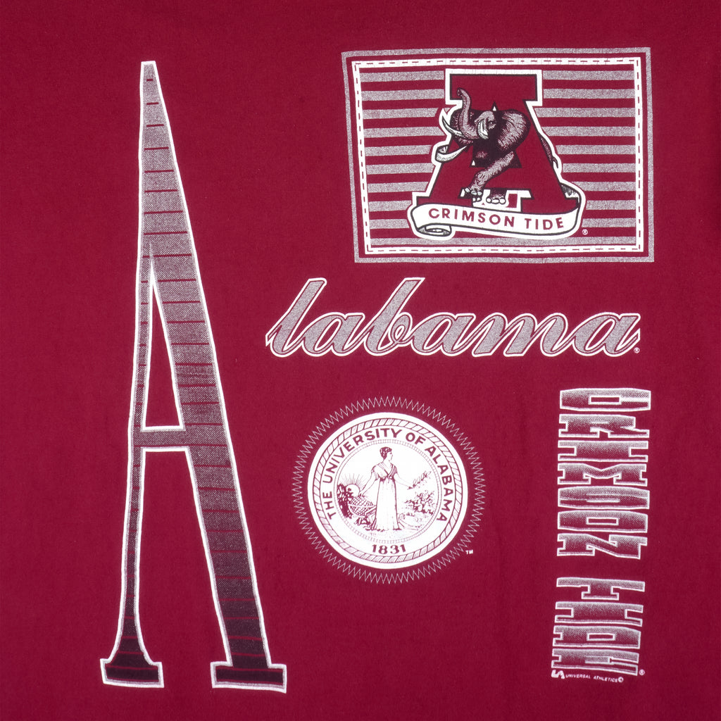 NCAA - Alabama Crimson Tide T-Shirt 1990s Large Vintage Retro Football College