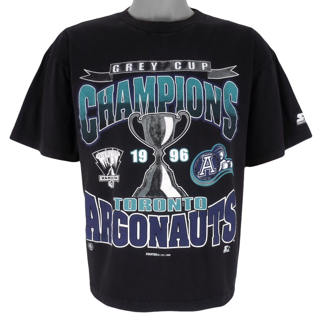 CFL - Toronto Argonauts Spell-Out T-Shirt 1996 Large Vintage Retro Football