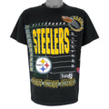 NFL (Salem) - Pittsburgh Steelers, Aerial Assault T-Shirt 1992 X-Large Vintage Retro Football