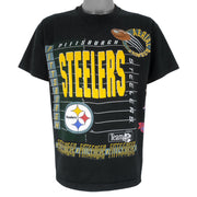 NFL (Salem) - Pittsburgh Steelers, Aerial Assault T-Shirt 1992 X-Large Vintage Retro Football