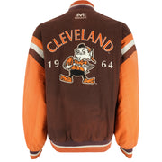 NFL (Mirage) - Cleveland Browns Zip-Up Jacket 1994 Large Vintage Retro Football