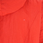 Adidas - Red Big Spell-Out Hooded Windbreaker 1990s Large Vintage Retro