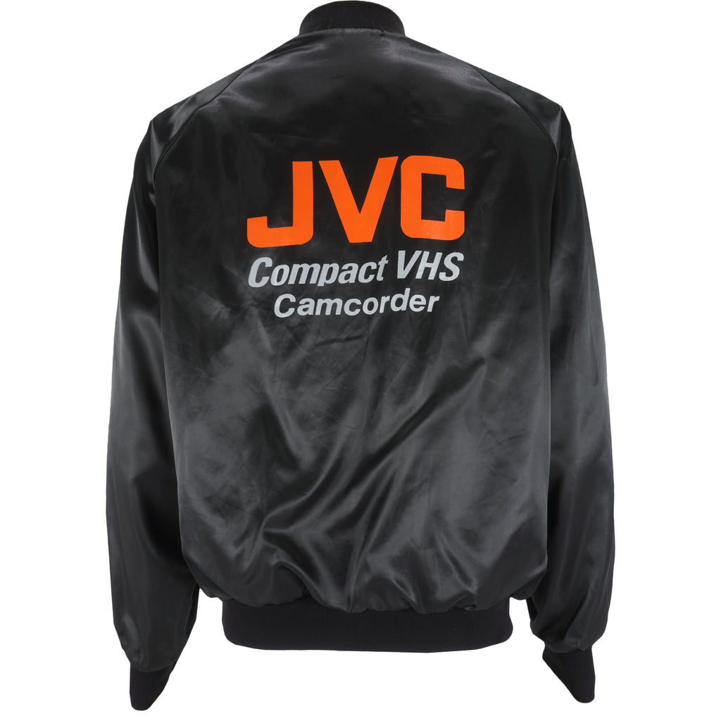Vintage - JVC Compact VHS Camcorder Satin Jacket 1990s Large Vintage Retro