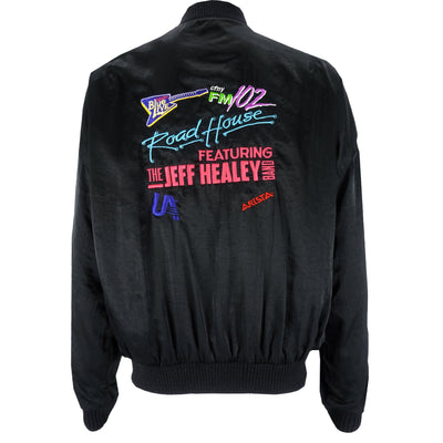 Vintage - Road House Featuring Jeff Healey Band Satin Jacket 1990s Large