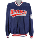 Starter - UCONN Huskies Pullover Windbreaker 1990s X-Large