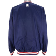 Starter - UCONN Big Spell-Out Windbreaker 1990s Large Vintage Retro College