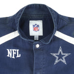 NFL - Dallas Cowboys Spell-Out Jean Jacket 1990s Medium Vintage Retro Football