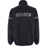 Nike - Black Embroidered Zip-Up Jacket Large Vintage Retro