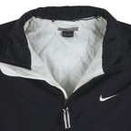 Nike - Black Embroidered Zip-Up Jacket Large Vintage Retro