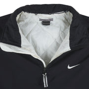 Nike - Black Embroidered Zip-Up Jacket Large Vintage Retro