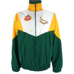 Vintage - Green Lion Lager Zip-Up Windbreaker 1990s Large Vintage Retro
