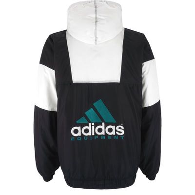 Adidas - B&W Equipment Embroidered Jacket 1990s Large