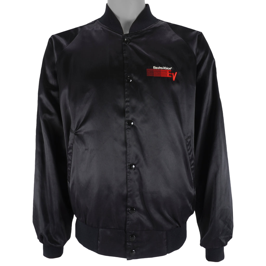 Vintage - Electro-Voice Button-Up Satin Jacket 1990s Large Vintage Retro