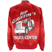 Vintage - Rip Griffins Truck Center Button-Up Satin Jacket 1990s Large Vintage Retro