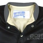 Vintage - Sony Autosound Systems Button-Up Satin Jacket 1990s Medium Vintage Retro