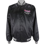 Vintage - Black Summit Racing Satin Jacket 1993 X-Large Vintage Retro