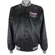 Vintage - Black Summit Racing Satin Jacket 1993 X-Large Vintage Retro