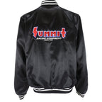 Vintage - Black Summit Racing Satin Jacket 1993 X-Large Vintage Retro