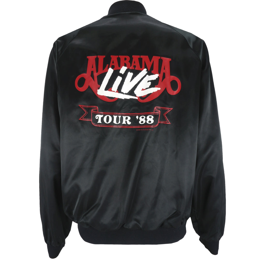 Vintage (Westark) - Alabama Live Tour Button-Up Satin Jacket 1988 Large Vintage Retro
