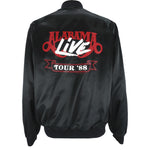 Vintage (Westark) - Alabama Live Tour Button-Up Satin Jacket 1988 Large