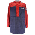 Fila - Blue 1/2 Zip Hooded Jacket 1990s X-Large Vintage Retro