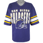 NFL (Team Rated) - San Diego Chargers Fan Football Jersey 1990s X-Large