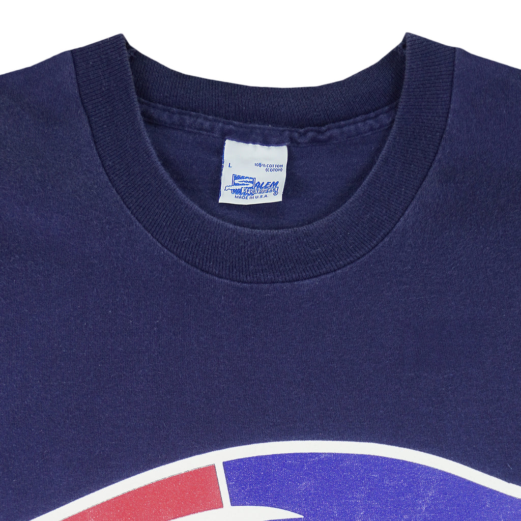 NFL - New England Patriots Big Logo Jersey 1995 Large Vintage Retro Football