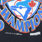 MLB (Trench) - Toronto Blue Jays - World Series Champs T-shirt 1992 Large Vintage Retro Baseball