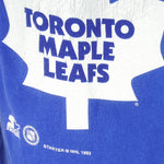 Starter - Toronto Maple Leafs Spell-Out T-Shirt 1993 Large Vintage Retro Hockey