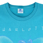 Starter - Charlotte Hornets Big Logo T-Shirt 1990s Large Vintage Retro Basketball
