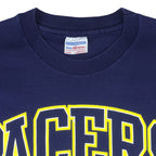 NBA (Hanes) - Indiana Pacers Big Logo T-Shirt 1990s X-Large Vintage Retro Basketball
