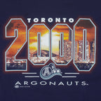 CFL (Bulletin) - Toronto Argonauts Spell-Out T-Shirt 2000 Medium Vintage Retro Football